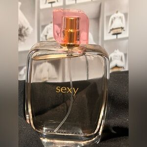 Jean Marc Paris 'Sexy' Perfume Bottle - Clear with Pink Cap